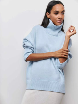 Jersey Básico Cuello Alto
