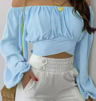 Blusa Caída Hombros Descubiertos